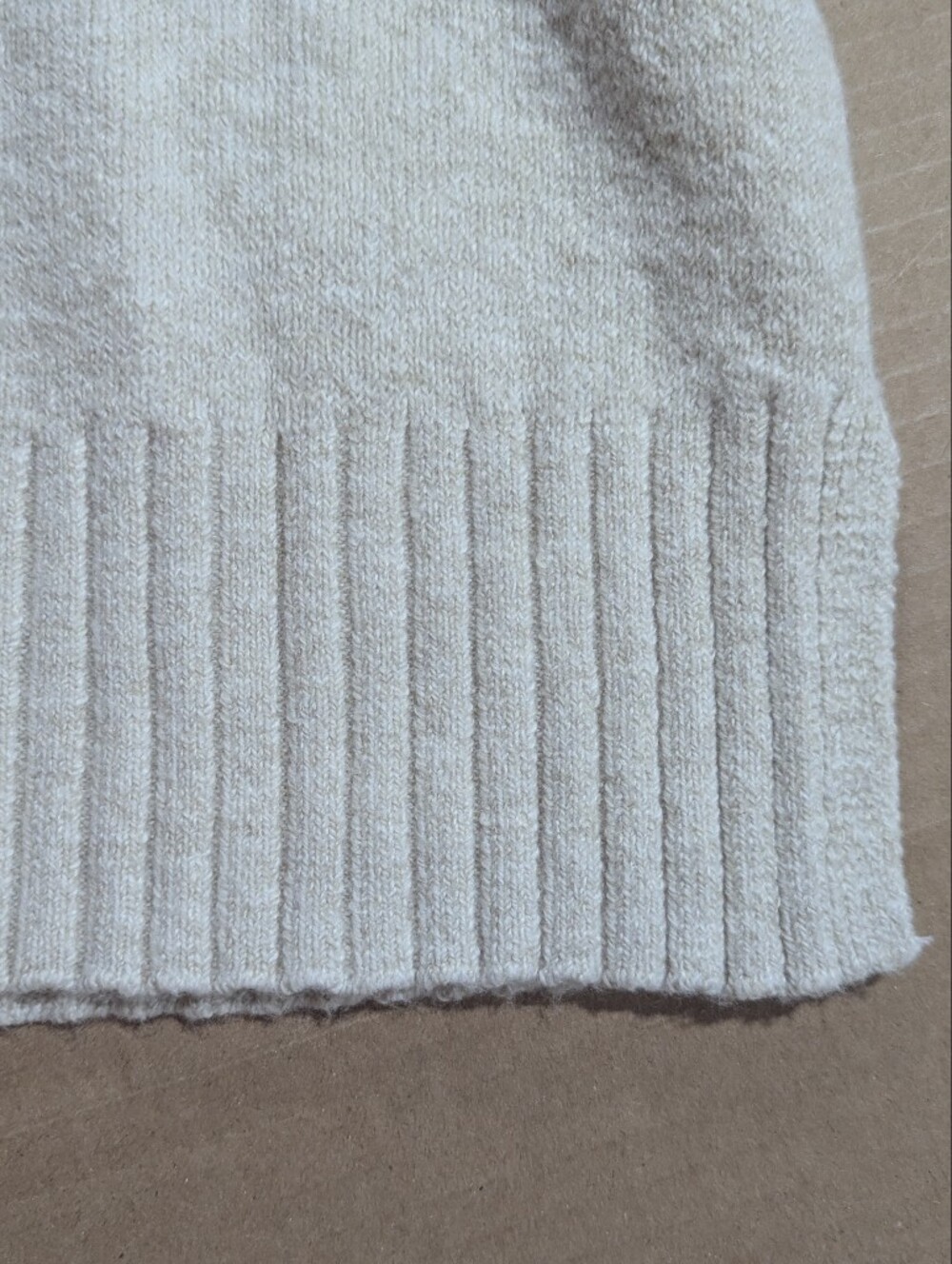 Loft Pullover Ivory Cream Black Paris Graphic Knit Crew Neck Sweater Sz M *NWT - Picture 9 of 9